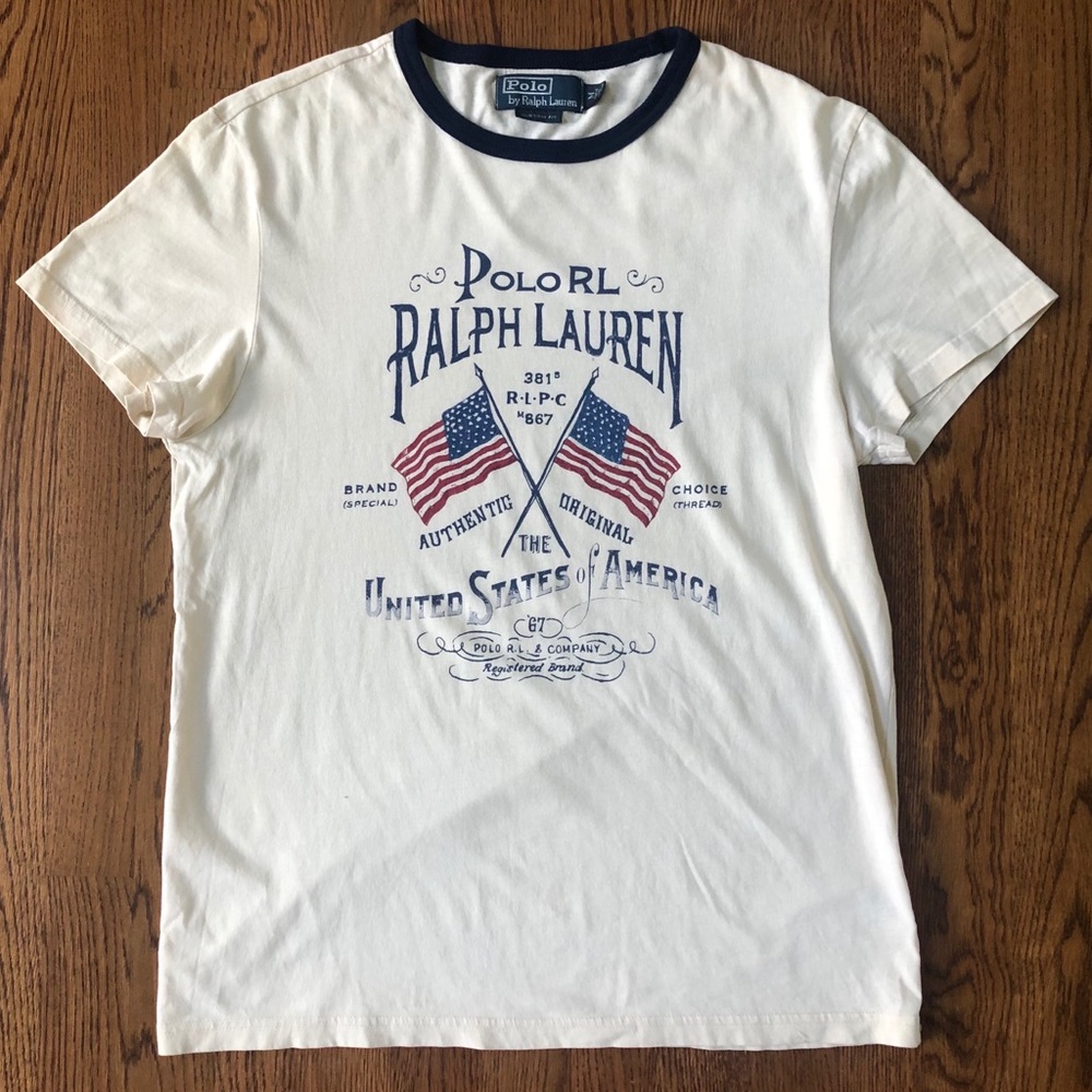 Polo Ralph Lauren American Flag Logo Tee